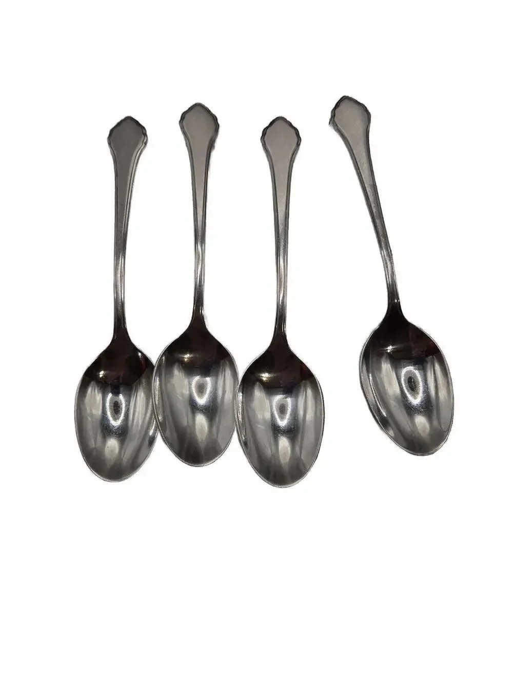 Set of 4 Vtg Summer Mist Autumn Glow Stainless Steel teapoons excellent